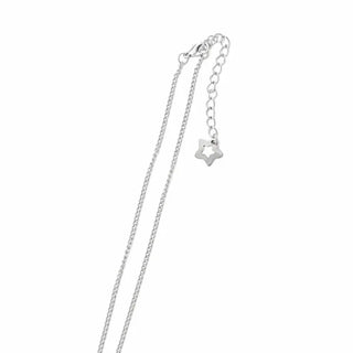 Wave Star Swirl Silver Pendant Non-tarnishing Chain Necklace