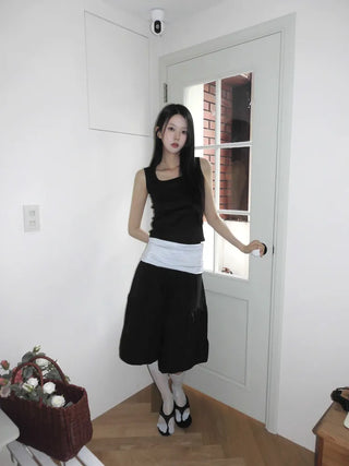 Cover Basic Sleeveless Inner Mango Sleeveless Top