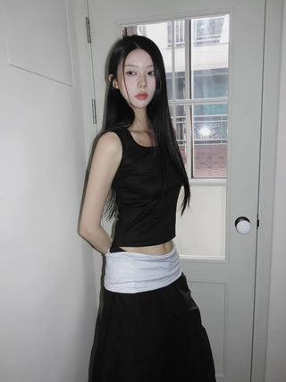 Cover Basic Sleeveless Inner Mango Sleeveless Top