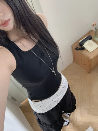 Cover Basic Sleeveless Inner Mango Sleeveless Top