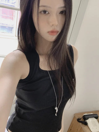 Cover Basic Sleeveless Inner Mango Sleeveless Top