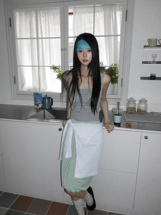 DIO Flower Lace Punching See-through Color Bandana Hairband