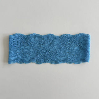 DIO Flower Lace Punching See-through Color Bandana Hairband