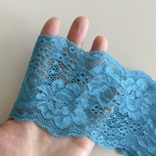 DIO Flower Lace Punching See-through Color Bandana Hairband