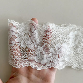 DIO Flower Lace Punching See-through Color Bandana Hairband