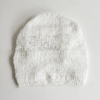 Cottage Lace Flower See-through Bandana Strap Hat