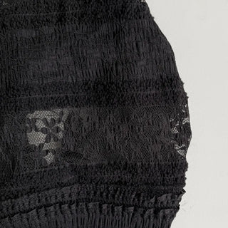 Cottage Lace Flower See-through Bandana Strap Hat