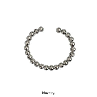 Hot Summer Metal Curved Bold Twist One-Touch Open Bangle Bracelet Collection