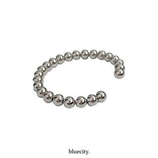 Hot Summer Metal Curved Bold Twist One-Touch Open Bangle Bracelet Collection