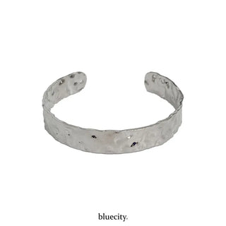 Hot Summer Metal Curved Bold Twist One-Touch Open Bangle Bracelet Collection
