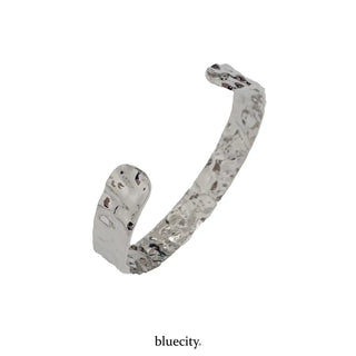 Hot Summer Metal Curved Bold Twist One-Touch Open Bangle Bracelet Collection