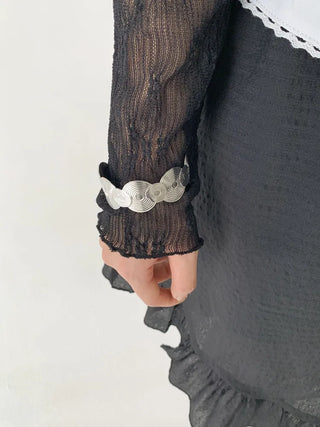 Hot Summer Metal Curved Bold Twist One-Touch Open Bangle Bracelet Collection