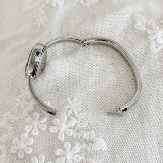 Heart Bangle Metal Bold Bracelet Wristwatch