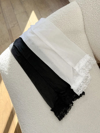 See-through Lace Chiffon Knee Socks Stockings