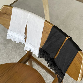 See-through Lace Chiffon Knee Socks Stockings