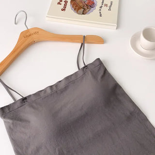 Soft Cheese Square Sleeveless Bralette in 2 Lengths