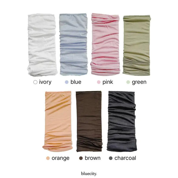 Summer Layer Cotton Color See-through Short Leg Warmers