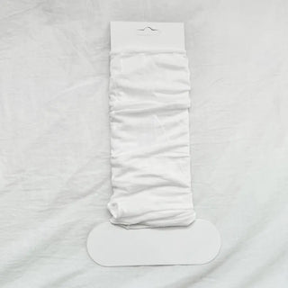 Summer Layer Cotton Color See-through Short Leg Warmers