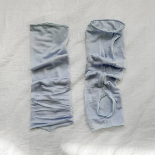 Summer Layer Cotton Color See-through Short Leg Warmers