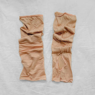 Summer Layer Cotton Color See-through Short Leg Warmers