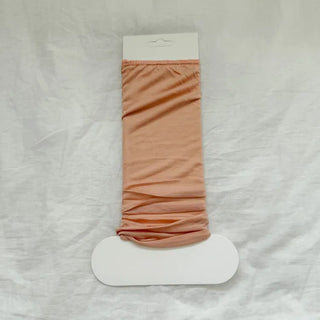 Summer Layer Cotton Color See-through Short Leg Warmers