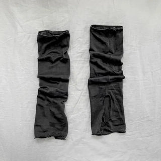 Summer Layer Cotton Color See-through Short Leg Warmers