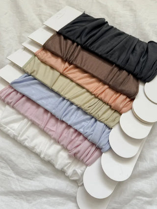 Summer Layer Cotton Color See-through Short Leg Warmers