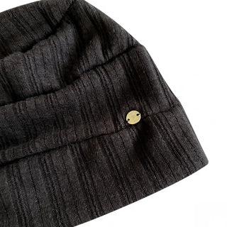 Modern Coin Soft See-through Knit Beanie Hat