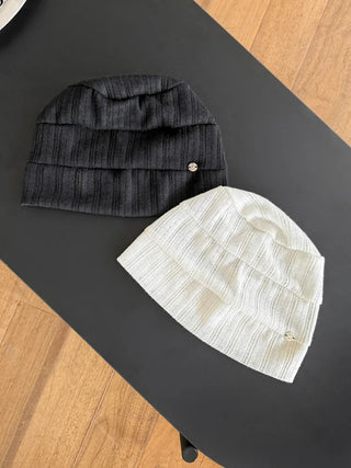 Modern Coin Soft See-through Knit Beanie Hat