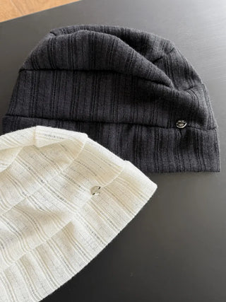 Modern Coin Soft See-through Knit Beanie Hat