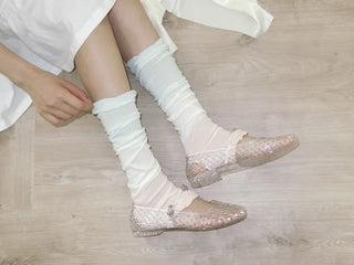 Merry Buckle Flat Shoes Summer Flats Sandals Jelly Shoes