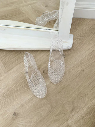 Merry Buckle Flat Shoes Summer Flats Sandals Jelly Shoes