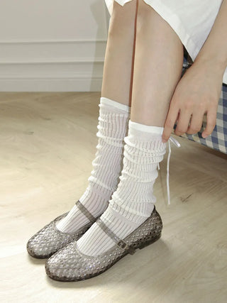 Merry Buckle Flat Shoes Summer Flats Sandals Jelly Shoes
