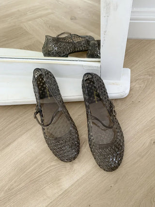Merry Buckle Flat Shoes Summer Flats Sandals Jelly Shoes