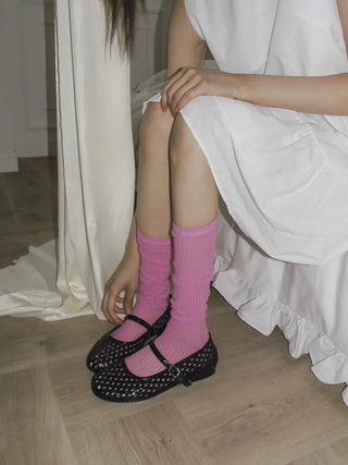 Merry Buckle Flat Shoes Summer Flats Sandals Jelly Shoes