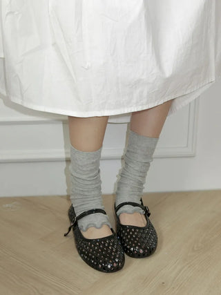 Merry Buckle Flat Shoes Summer Flats Sandals Jelly Shoes