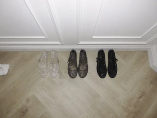 Merry Buckle Flat Shoes Summer Flats Sandals Jelly Shoes