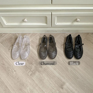 Merry Buckle Flat Shoes Summer Flats Sandals Jelly Shoes