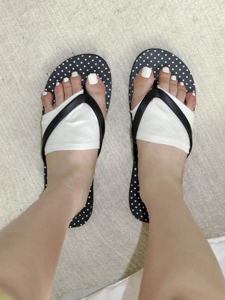 Flip-flop Toe Socks Color Basic Wide-hole Socks Toe Socks