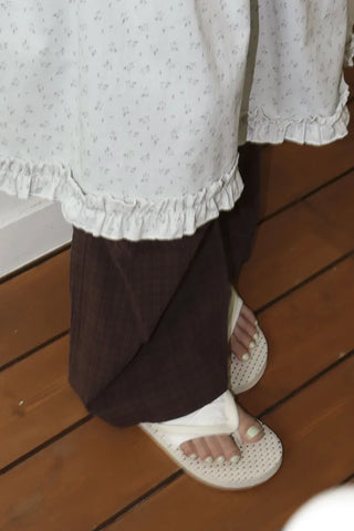 Flip-flop Toe Socks Color Basic Wide-hole Socks Toe Socks