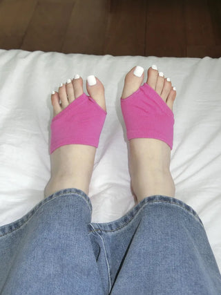 Flip-flop Toe Socks Color Basic Wide-hole Socks Toe Socks