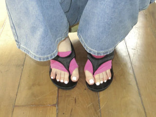 Flip-flop Toe Socks Color Basic Wide-hole Socks Toe Socks