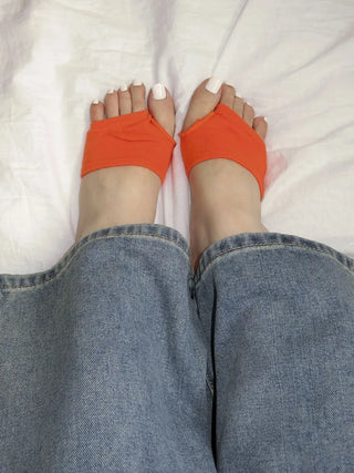 Flip-flop Toe Socks Color Basic Wide-hole Socks Toe Socks