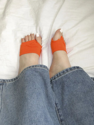 Flip-flop Toe Socks Color Basic Wide-hole Socks Toe Socks