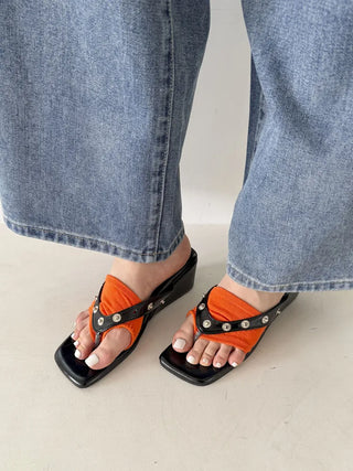 Flip-flop Toe Socks Color Basic Wide-hole Socks Toe Socks