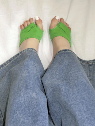 Flip-flop Toe Socks Color Basic Wide-hole Socks Toe Socks