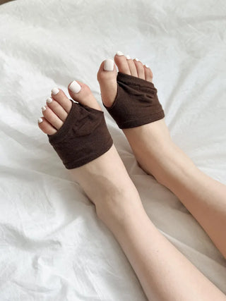 Flip-flop Toe Socks Color Basic Wide-hole Socks Toe Socks