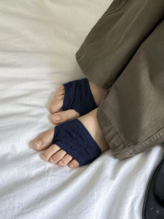 Flip-flop Toe Socks Color Basic Wide-hole Socks Toe Socks