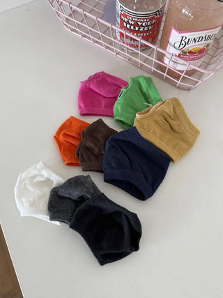 Flip-flop Toe Socks Color Basic Wide-hole Socks Toe Socks