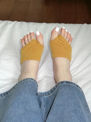Flip-flop Toe Socks Color Basic Wide-hole Socks Toe Socks